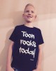 T-shirt Rocks Today (met je naam)