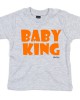 Grijs t-shirt 'Orange Baby King'