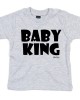 Grijs t-shirt 'Black Baby King'