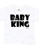 Wit t-shirt 'Black Baby King'